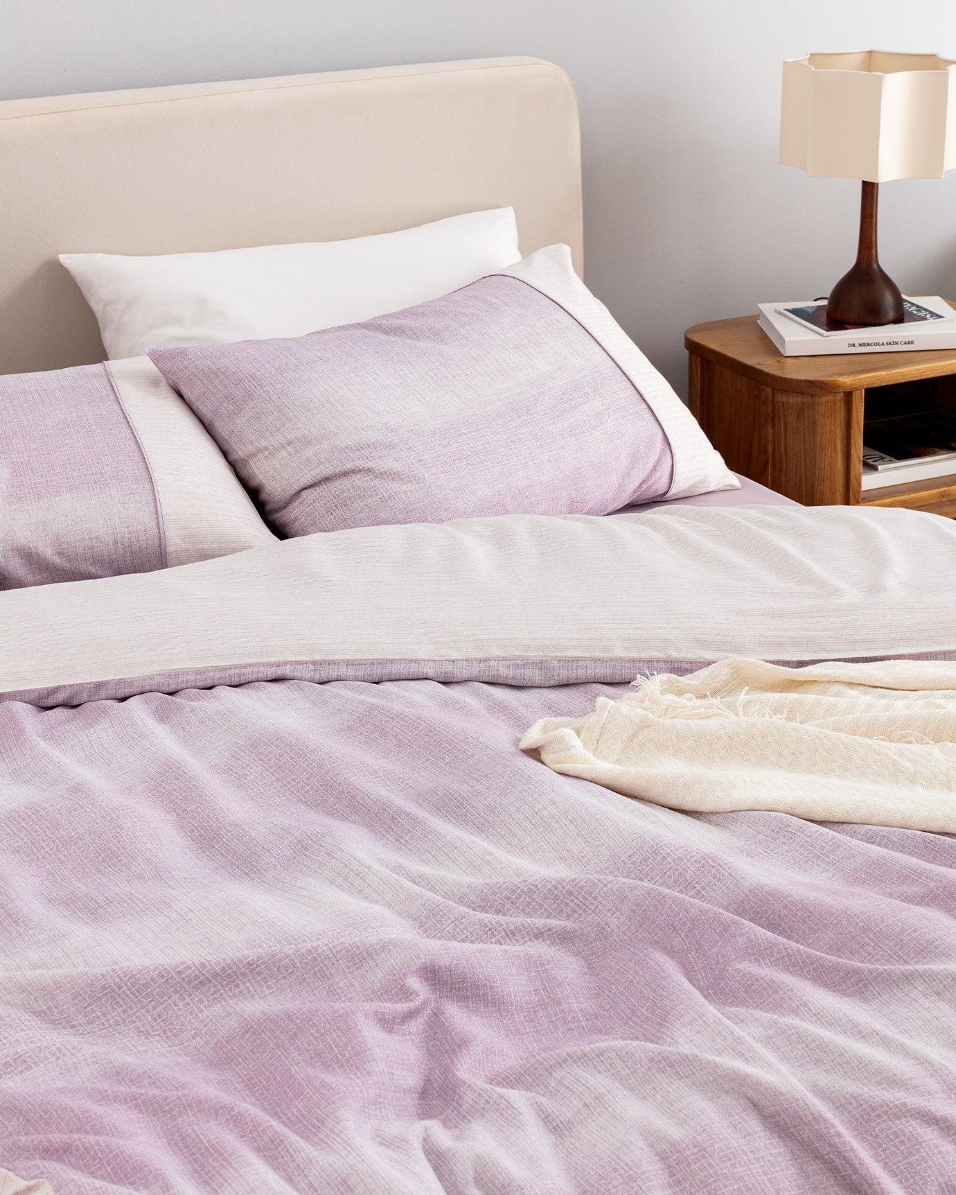 Adelya King Size  Duvet Cover Set - Coco Crep Patterned - Madame Coco JO