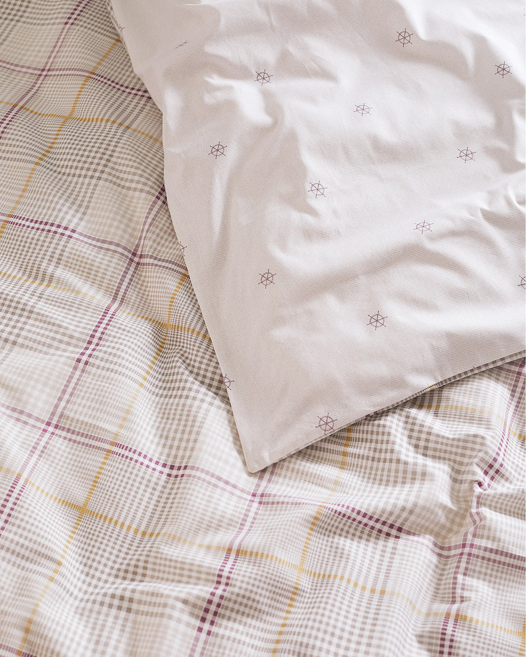 Fontaine King Size Fitted  Duvet Cover Set - Ranforce Patterned - Madame Coco JO