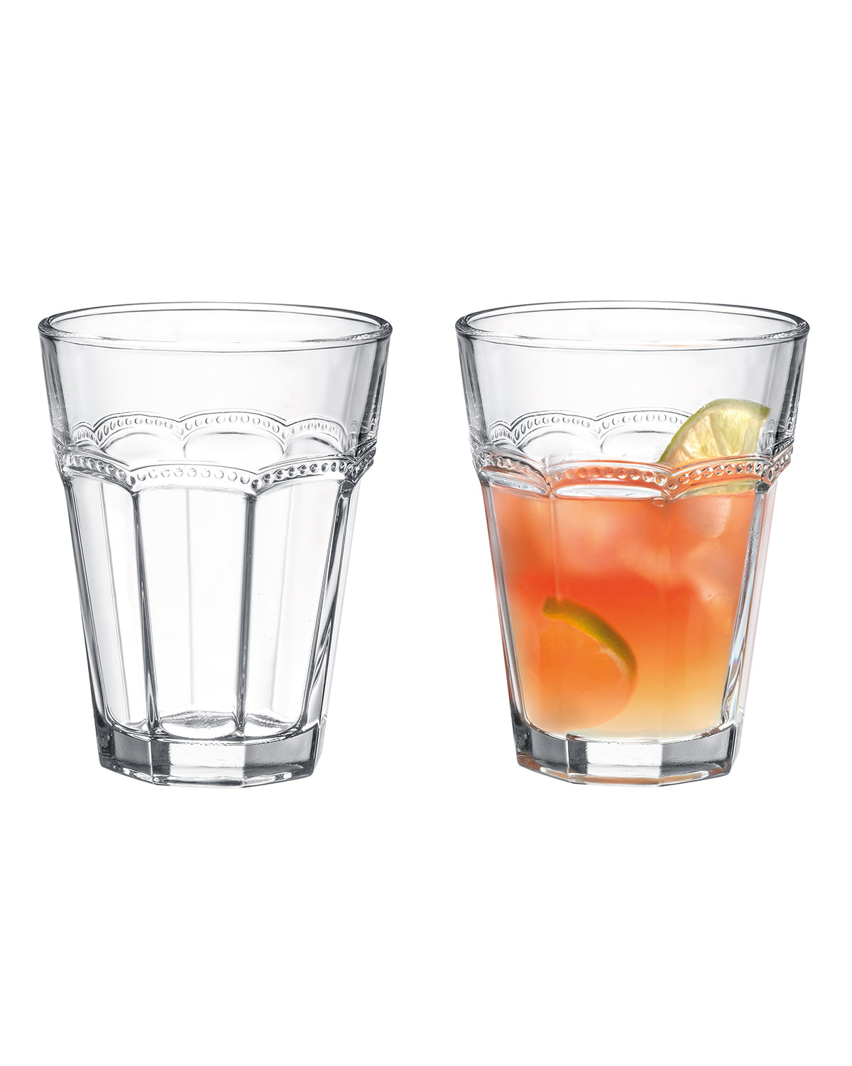 Perline 4-piece Beverage Glass Set - Madame Coco JO