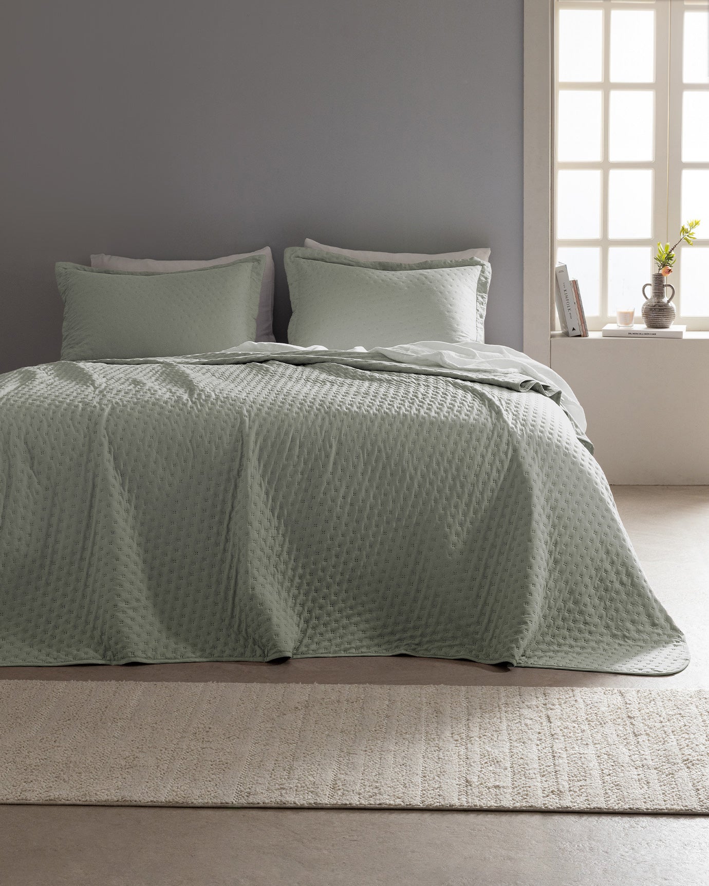 Rennes Double Size Bedspread Set - Madame Coco JO