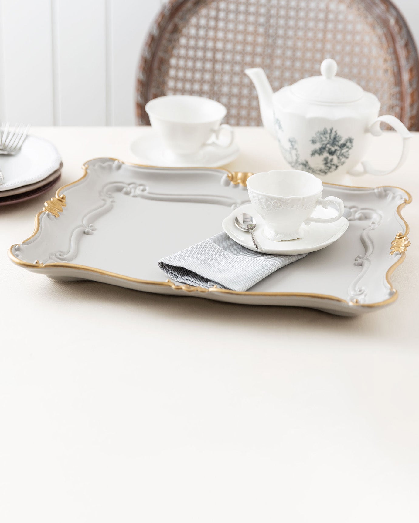 Camelote Large Leafed Tray - Madame Coco JO