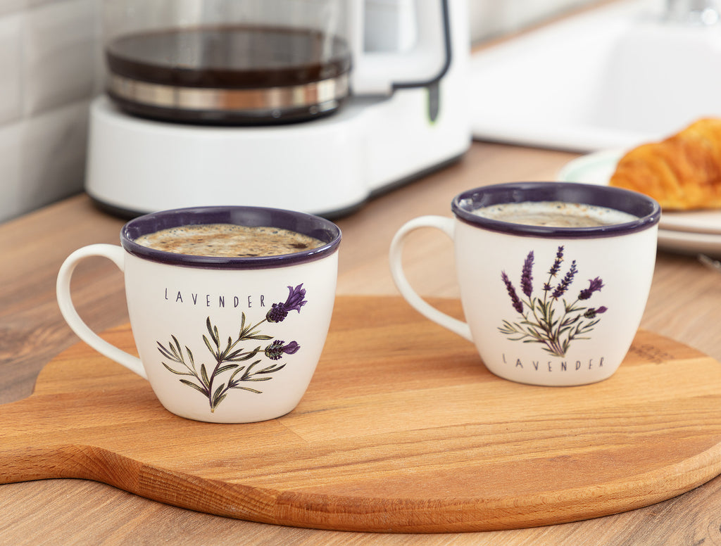 Lavender Jardin 2 Pcs Mug Set - Madame Coco JO