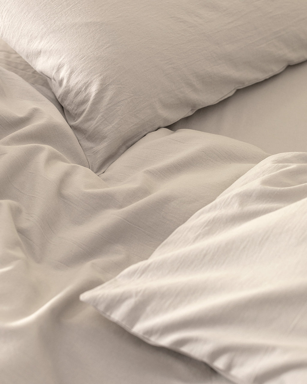 Carla King Size Fitted Washed  Duvet Cover Set - Madame Coco JO