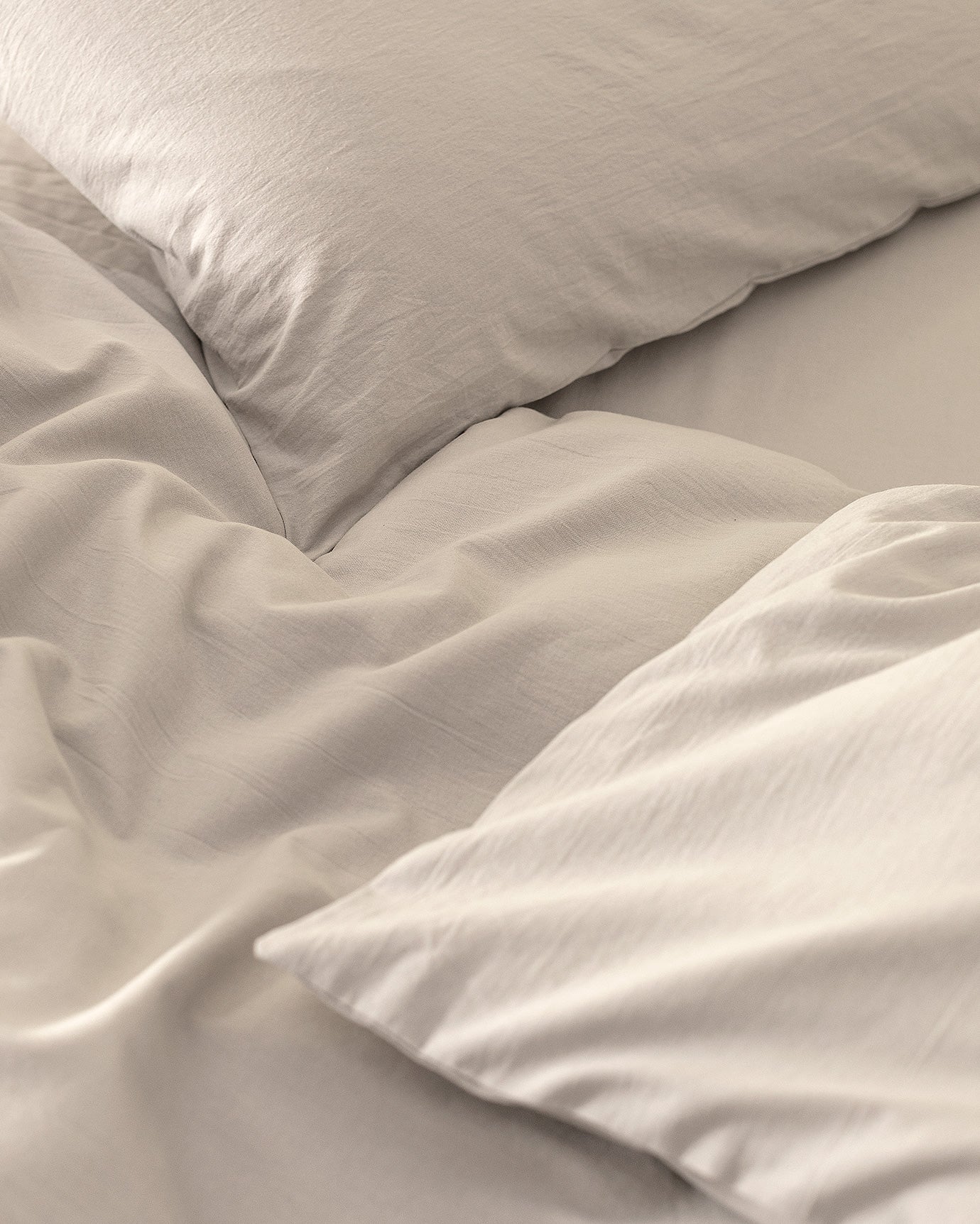 Carla King Size Fitted Washed  Duvet Cover Set - Madame Coco JO