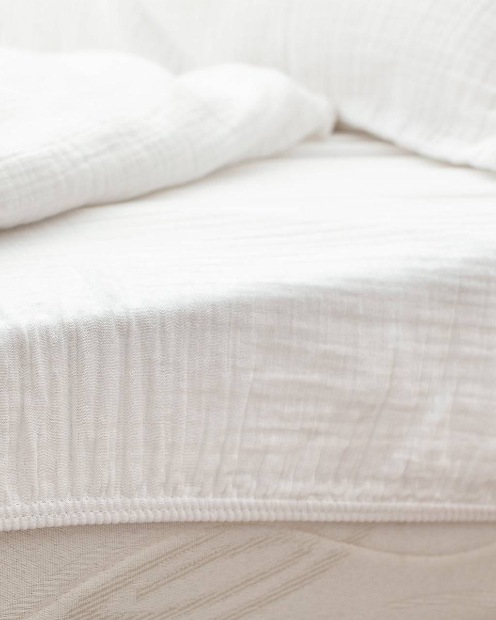 Marla Muslin Superking Size Duvet Cover Set - Fitted - Madame Coco JO