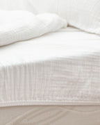 Marla Muslin Superking Size Duvet Cover Set - Fitted - Madame Coco JO