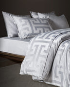 Belda King Size Duvet Cover Set - Jacquard Satin - Madame Coco JO