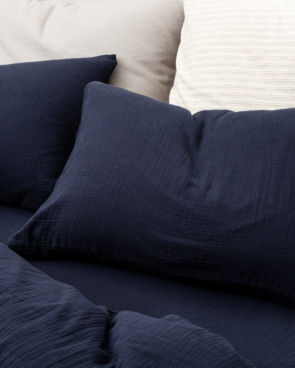 Marla Muslin King Size Duvet Cover Set - Fitted - Madame Coco JO