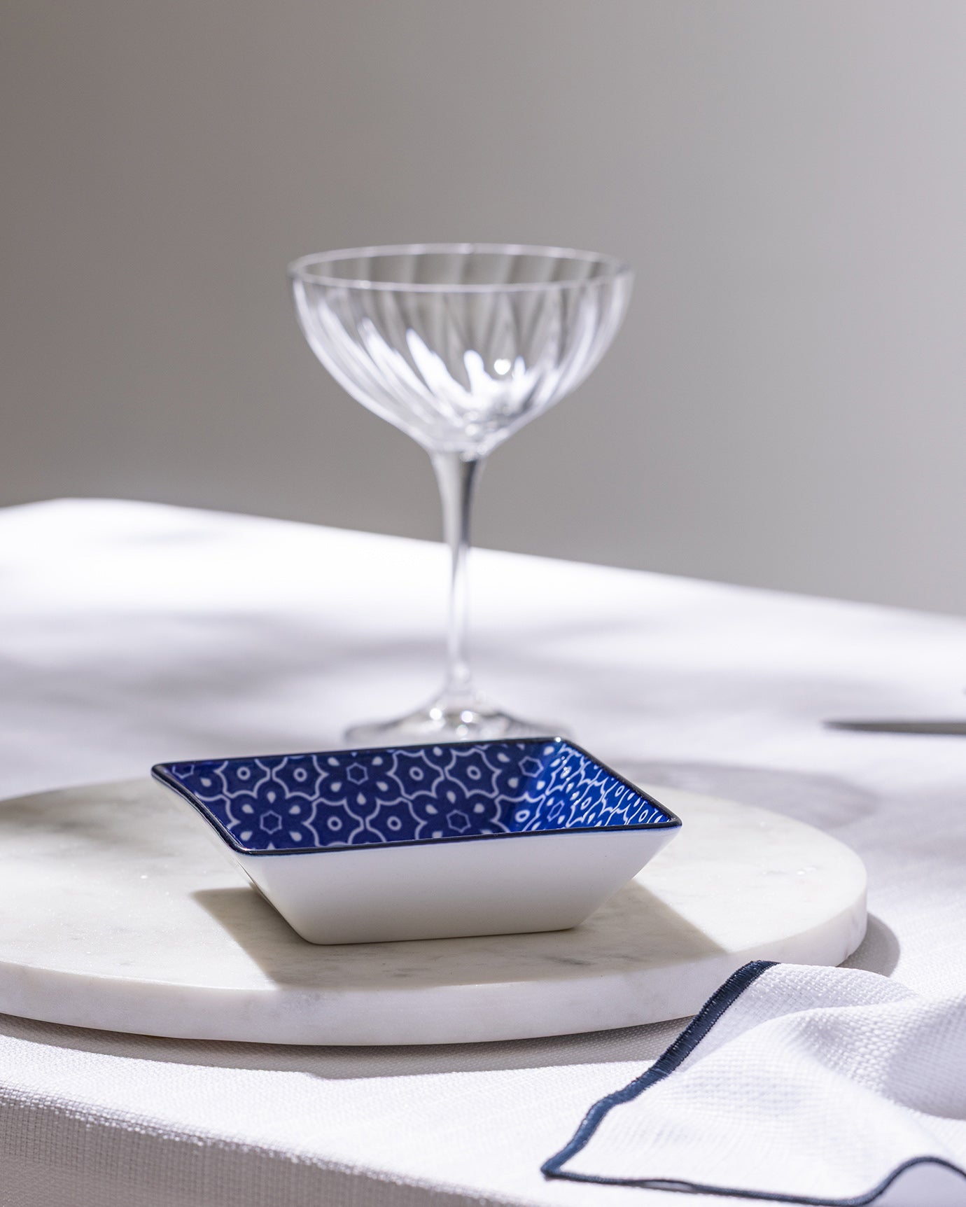 Reve Bleu Mais Square Plate - Madame Coco JO