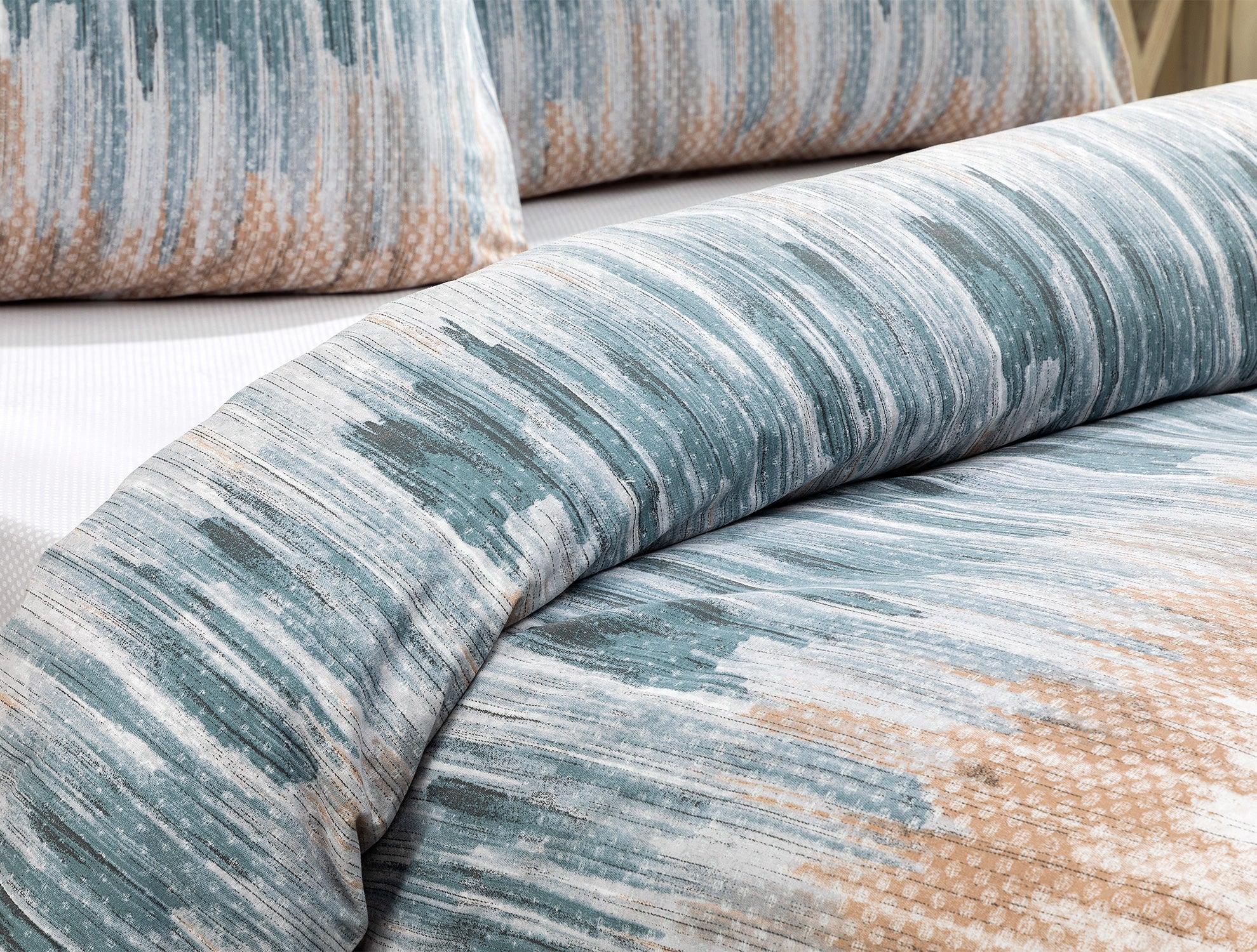 Buiron Double Size Duvet Cover Set - Ranforce Patterned - Madame Coco JO