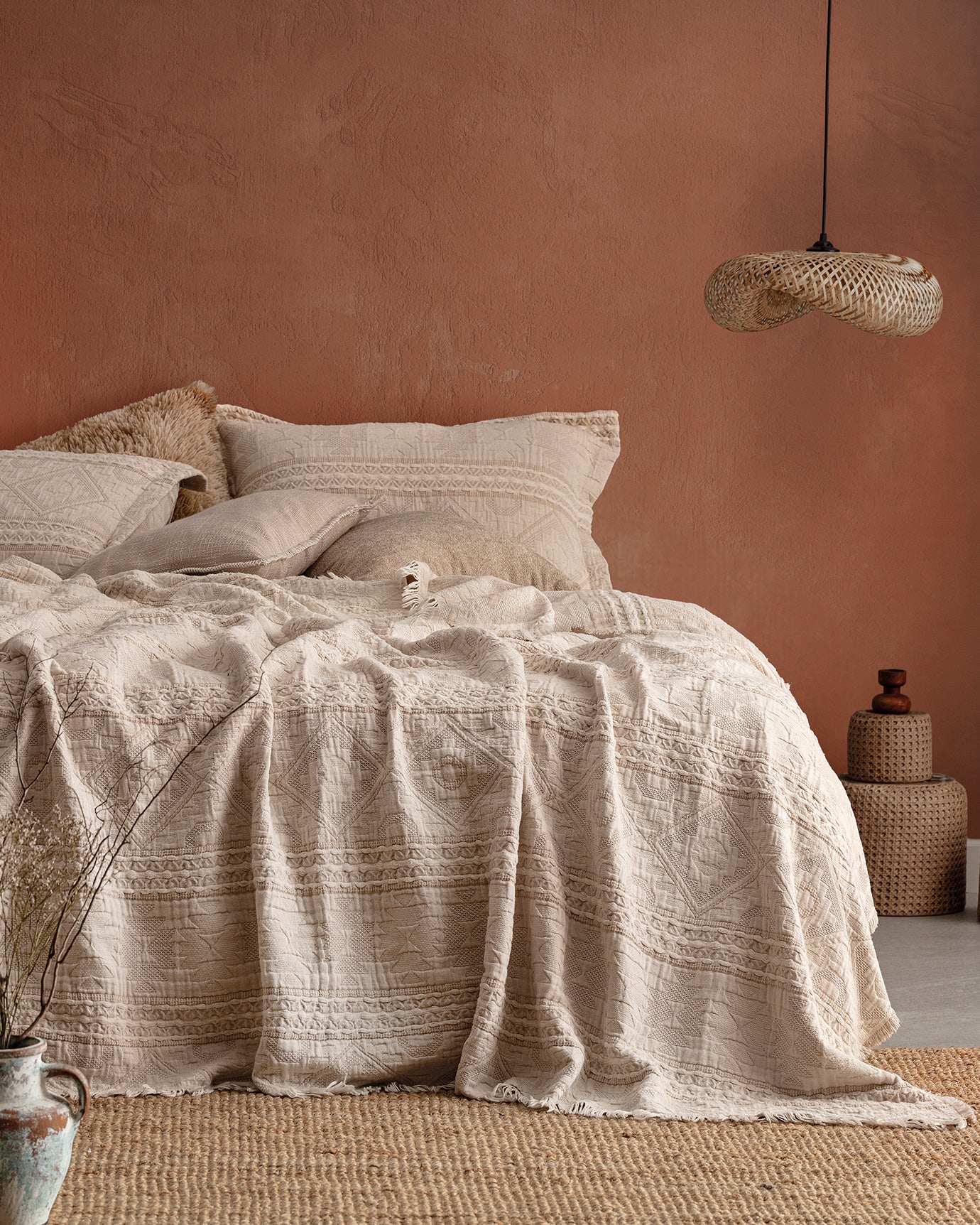 Ethnique Single Size Bedspread - Madame Coco JO