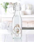 Rosa Glass Water Bottle-1lt - Madame Coco JO
