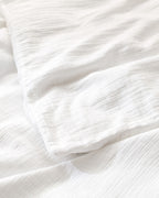 Marla Muslin Superking Size Duvet Cover Set - Fitted - Madame Coco JO