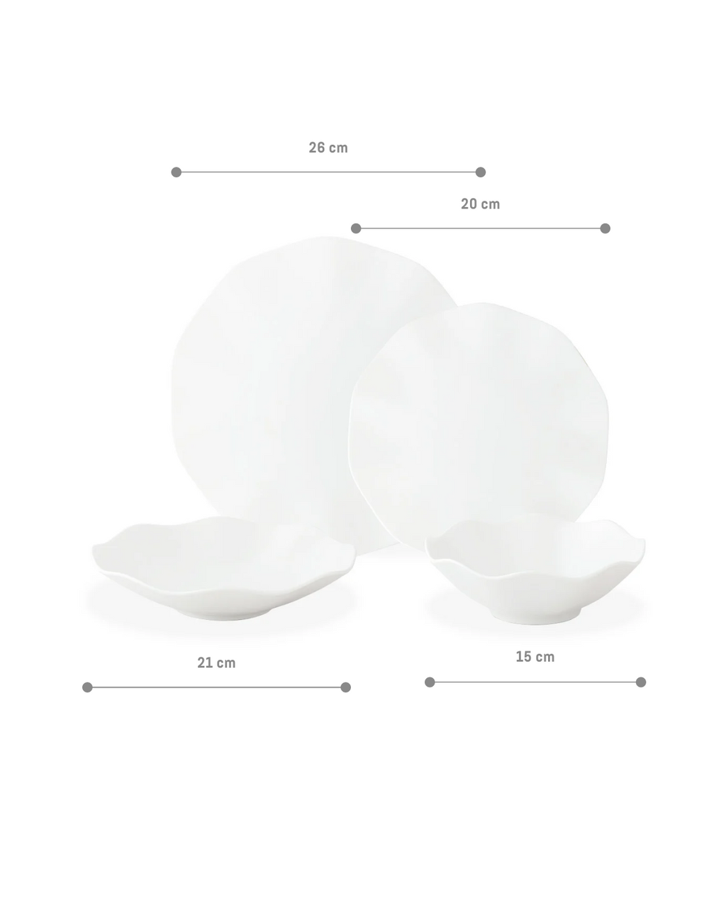 Manarolo 24 Piece Dinner Set - Madame Coco JO