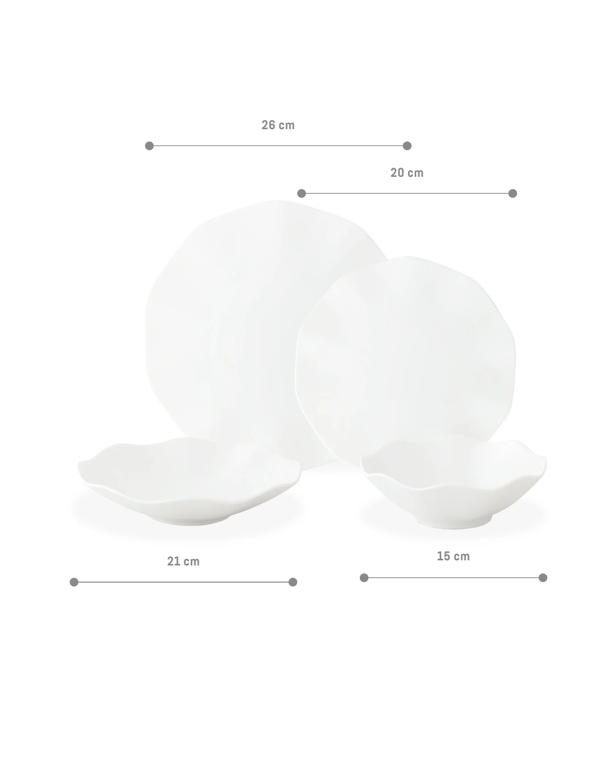 Manarolo 24 Piece Dinner Set - Madame Coco JO