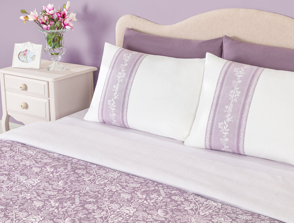 Florent Single Size Duvet Cover Set - Ranforce Patterned - Madame Coco JO