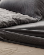 Marla Muslin Superking Size Duvet Cover Set - Fitted - Madame Coco JO