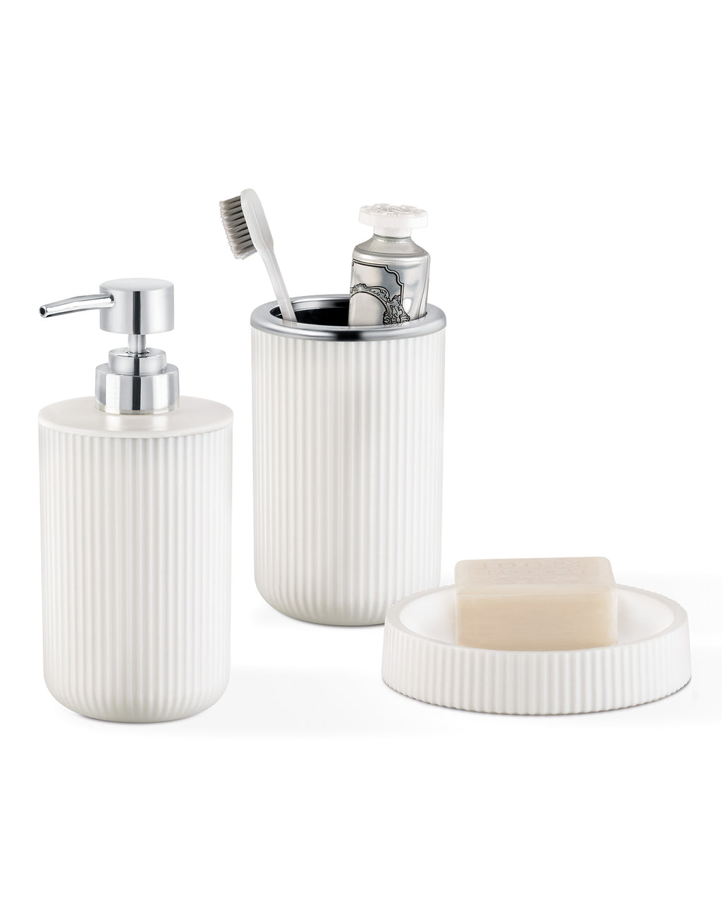 Martre Lautre Chromium 3pcs Bathroom Set - Madame Coco JO