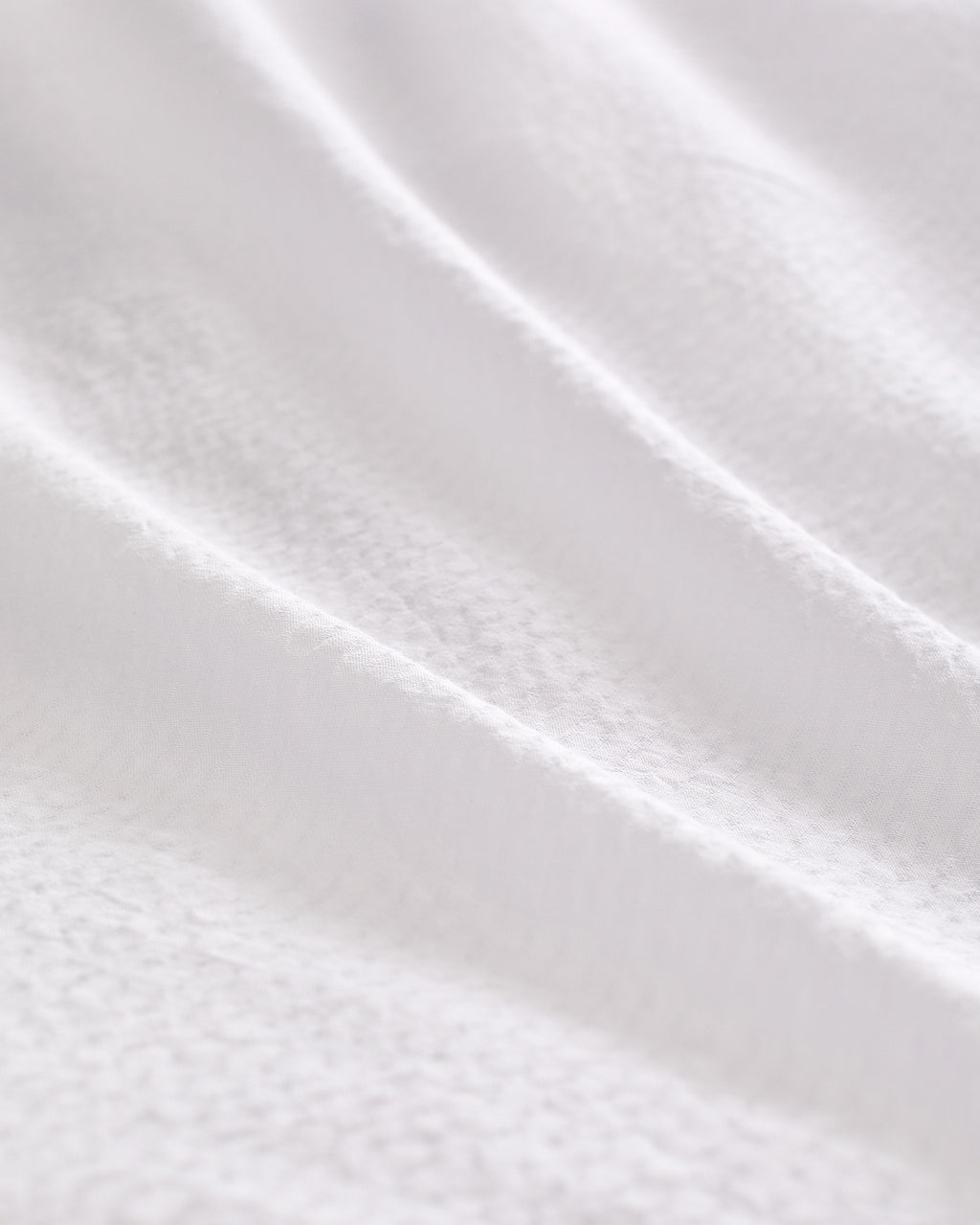 Linda Double Size Duvet Cover Set - Embroidered Washed Seersucker - Madame Coco JO