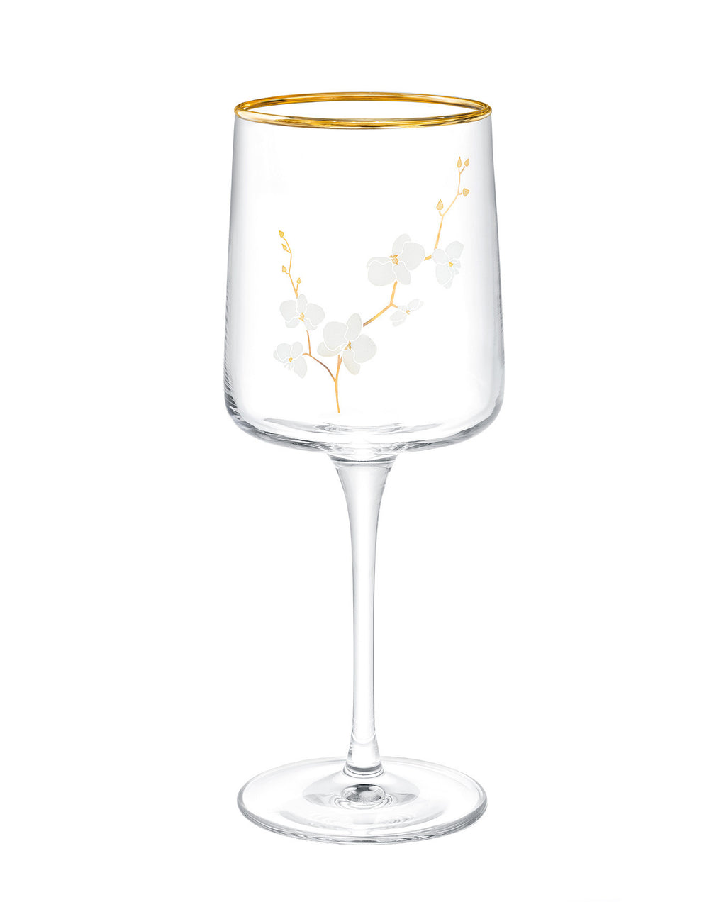 Musette - Branche D'amour Gold 4-piece Wine Glass Set - 320ml - Madame Coco JO