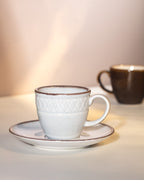 Antique 12-piece Coffee Cup Set - Madame Coco JO