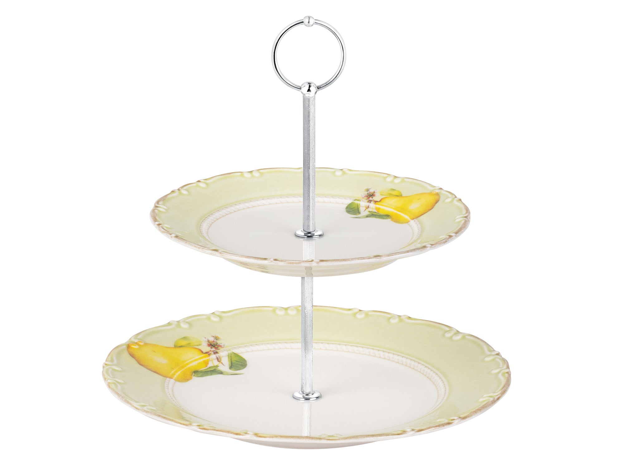 Pear 2 Layer Cake Stand - Madame Coco JO