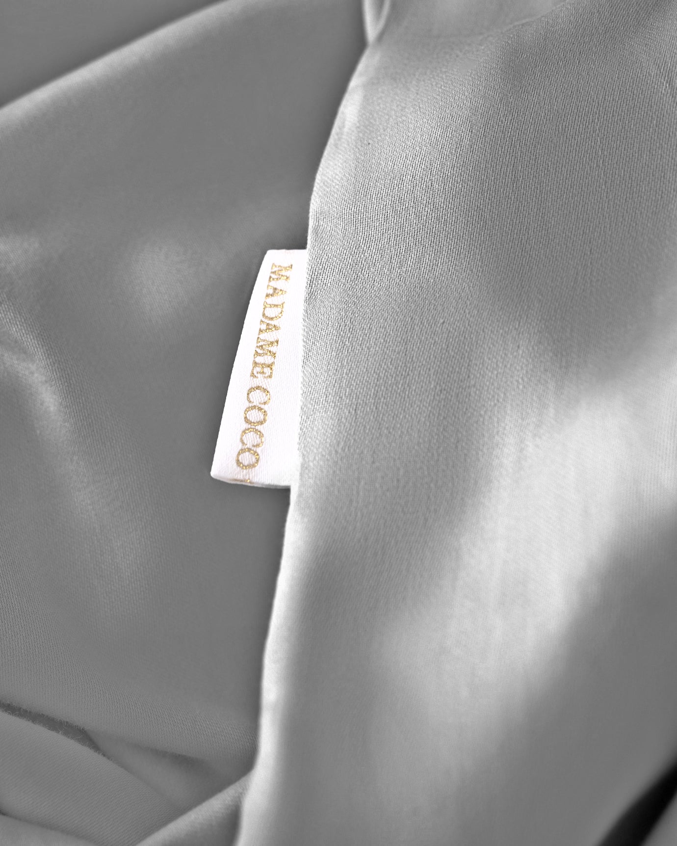 Ciel King Size Satin Duvet Cover - Madame Coco JO