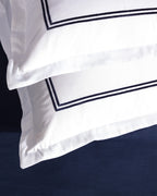 Jacinthe King Size Duvet Cover Set - Embroidered - Satin - Madame Coco JO