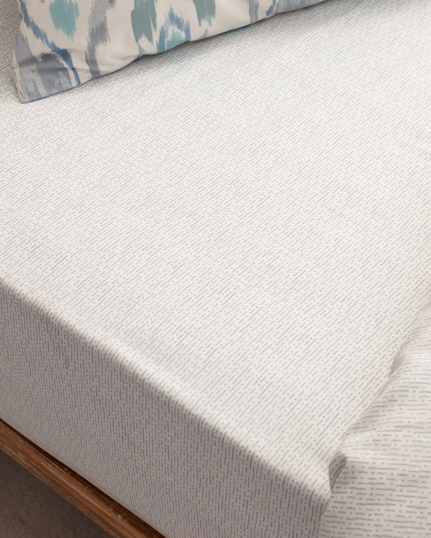 Norris King Size Fitted  Duvet Cover Set - Ranforce Patterned - Madame Coco JO