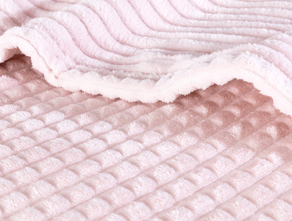 Emile Wellsoft Double Face Emboss Blanket - Madame Coco JO