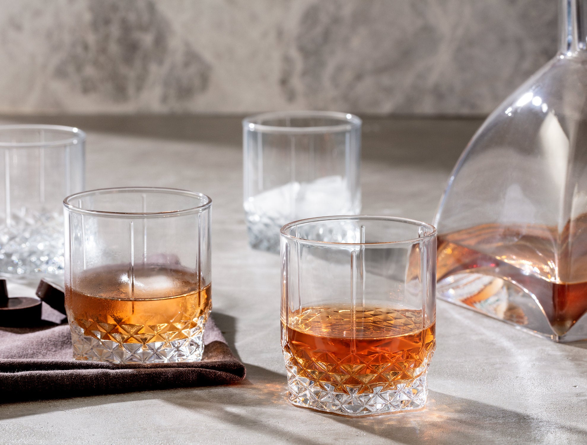 Pamella 4-piece Whiskey Glass Set - Madame Coco JO