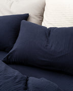 Marla Muslin Double Size Duvet Cover Set - Fitted - Madame Coco JO