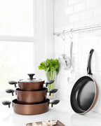 Gordes Wooden Look Cookware Set 7 Pieces - Madame Coco JO