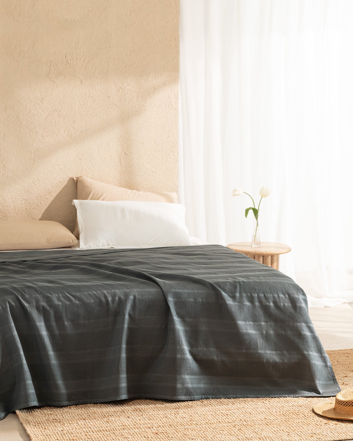 Mathilda Ecocell Plain Double Size Pique - Madame Coco JO