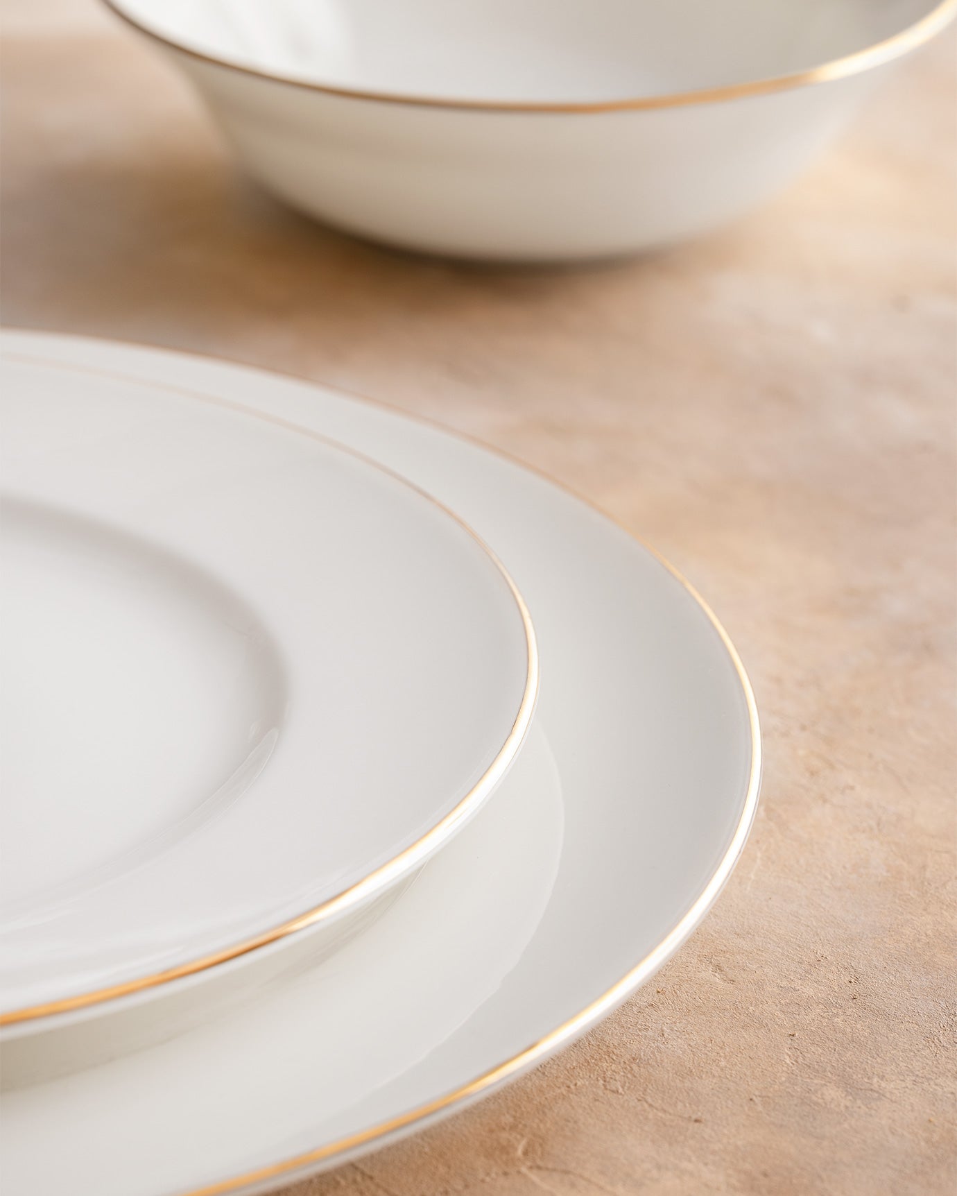 Galena 24 Piece Dinner Set Gold/platinum - Madame Coco JO