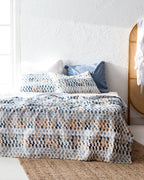 Gordes Carded Printed Single Size Pique Set - Madame Coco JO