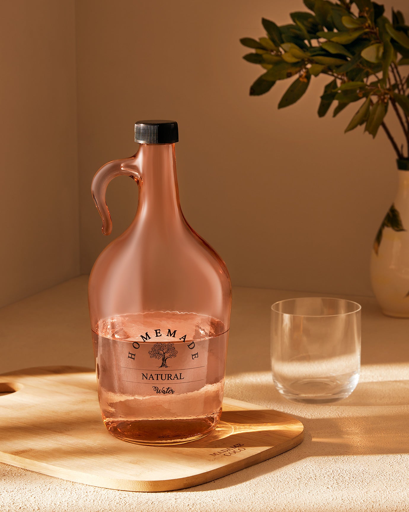 Maud Gallon Glass Water Jug 1500ml - Madame Coco JO