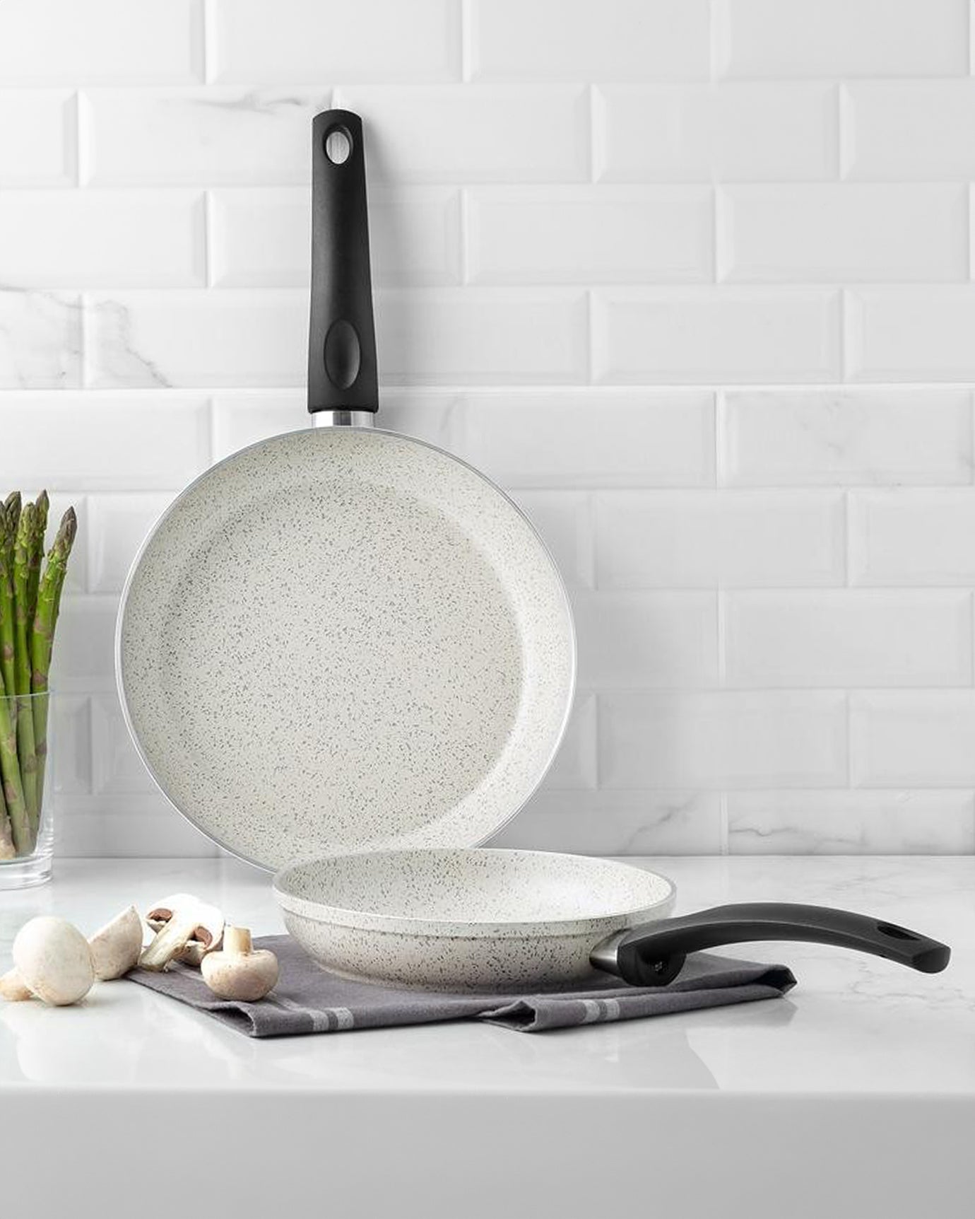 Gordes Granite Look 2 Pieces Pan Set - Madame Coco JO