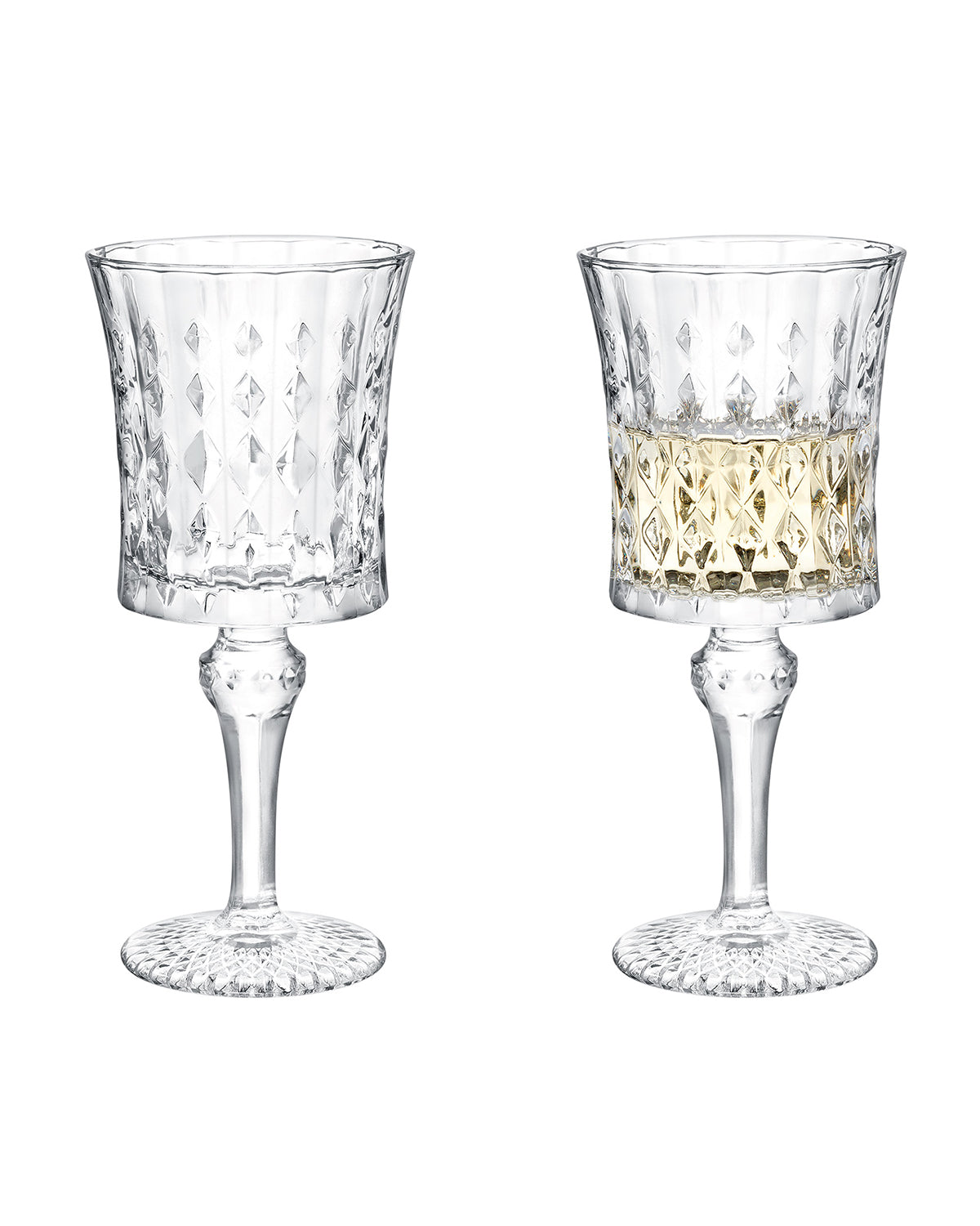 Stephanie 4-piece Short Wine Glass Set - Madame Coco JO