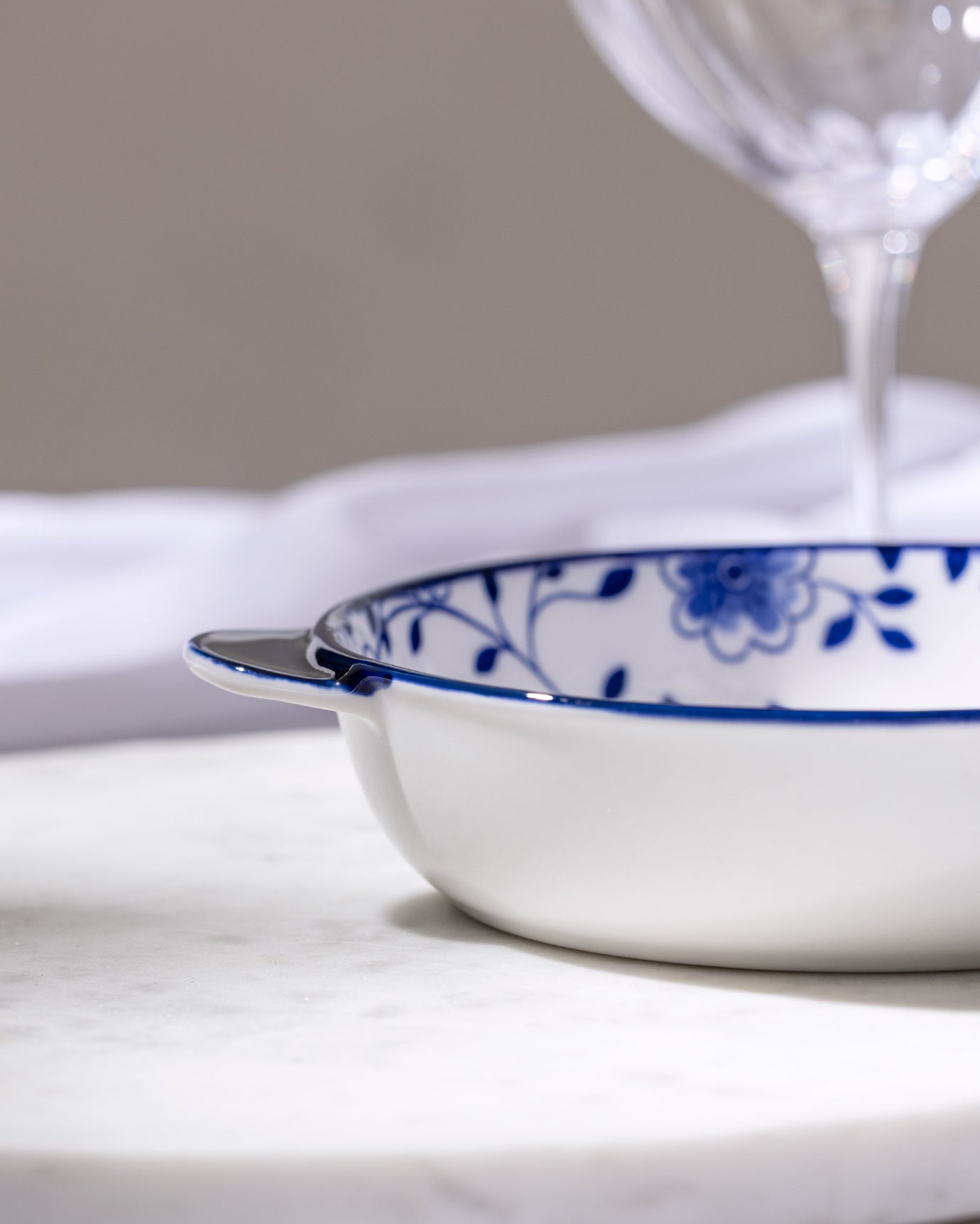 Reve Bleu Seren Round Plate - Madame Coco JO