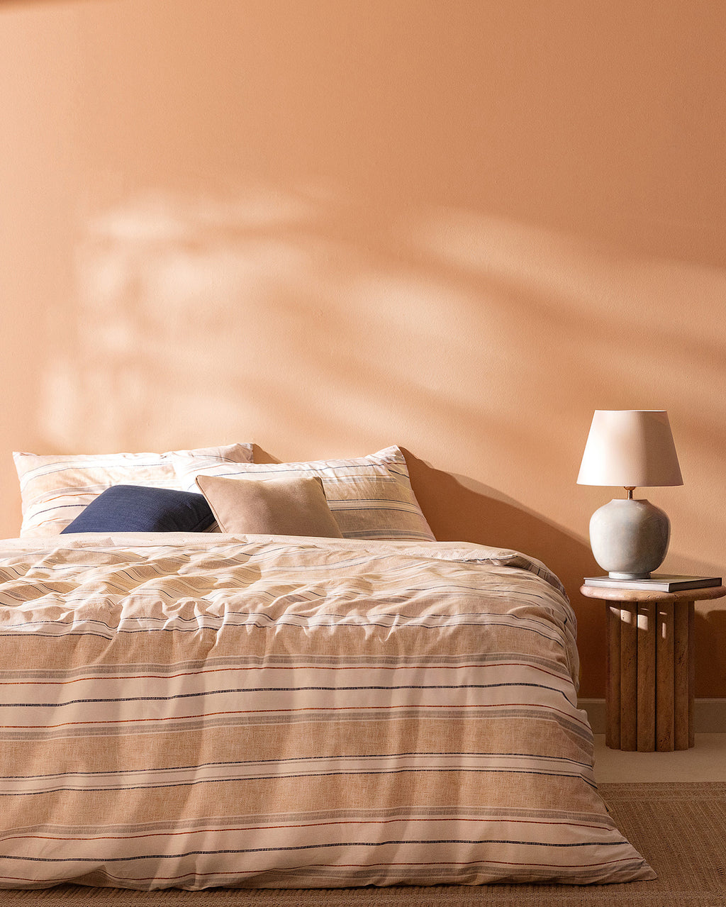 Elodie King Size Fitted  Duvet Cover Set - Ranforce Patterned - Madame Coco JO