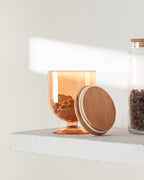 Storage Box With Wooden Lid 900ml - Madame Coco JO