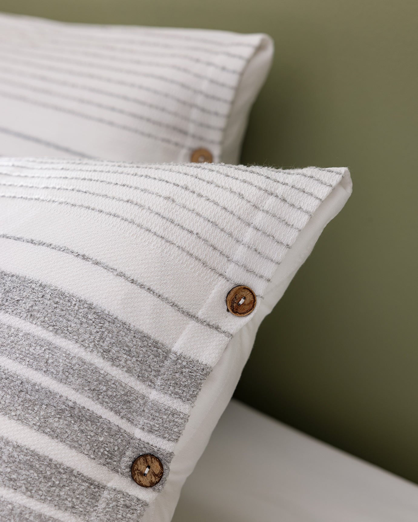 Ranya Double Size Yarn Dyed Duvet Cover Set - Madame Coco JO