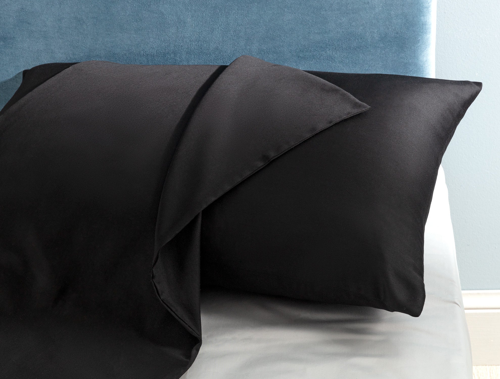 Ciel Satin Plain Pillowcase - Madame Coco JO