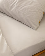 Carla Double Size Fitted Washed Duvet Cover Set - Madame Coco JO