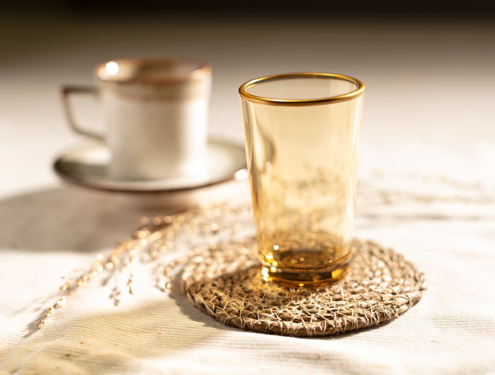 Chapelle 4-piece Coffee Side Glasses Set - Madame Coco JO