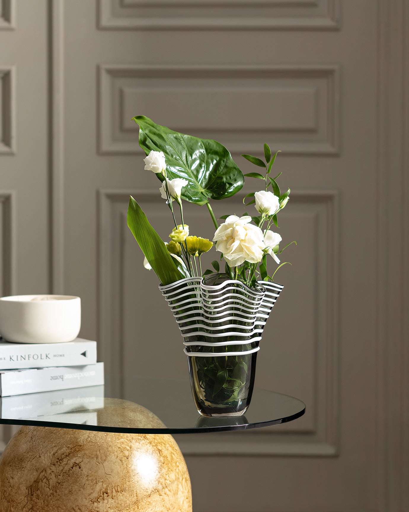 Honfleur Handmade Glass Vase - Medium Size - Madame Coco JO