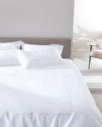 Lilas King Size Duvet Cover Set - Embroidered - Satin - Madame Coco JO