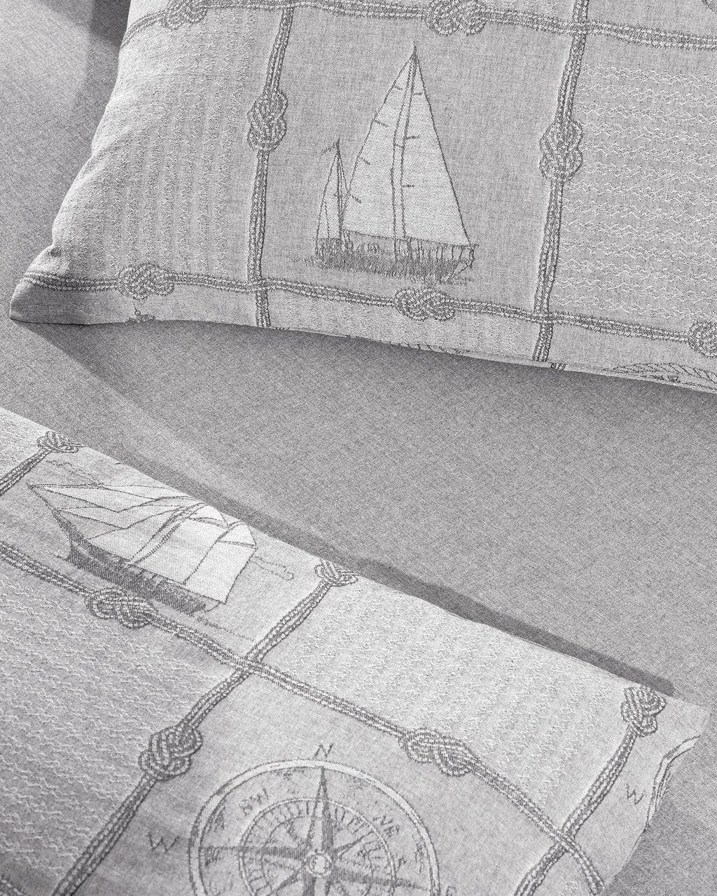 Etretat Single Size Dobby Duvet Cover Set - Madame Coco JO