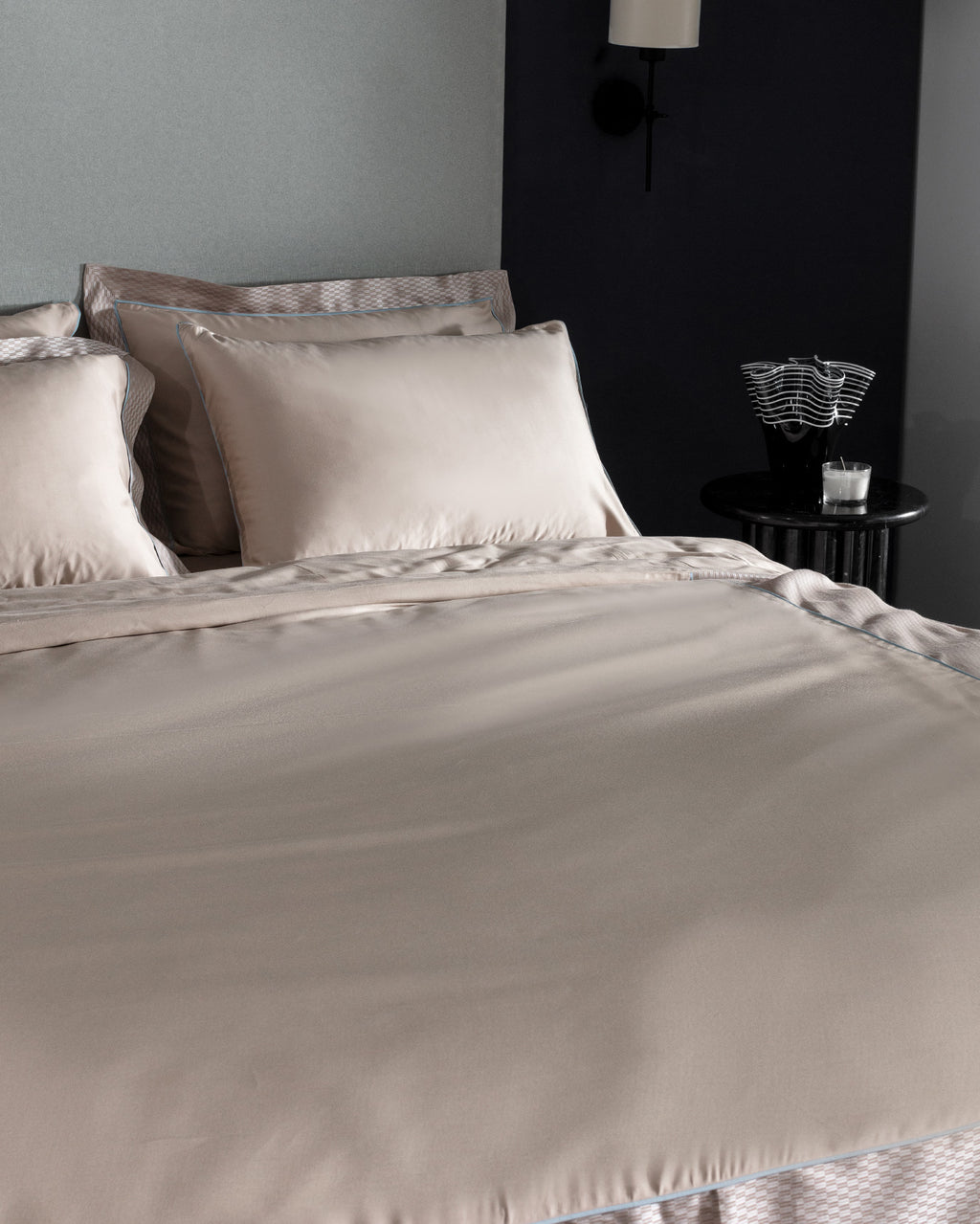 Calore King Size Bamboo Satin Duvet Cover Set - Madame Coco JO